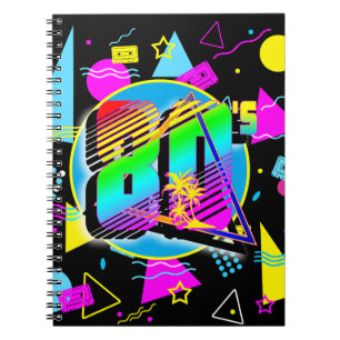 CARNET STYLE RÉTRO VINTAGE DES ANNÉES 80