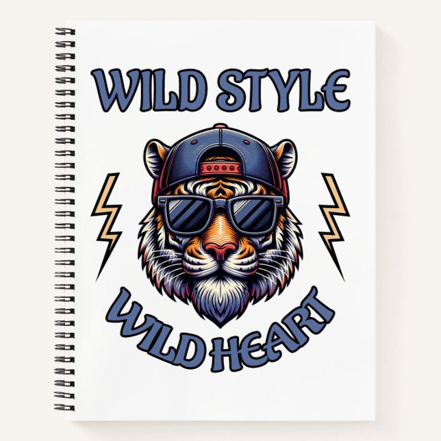 Carnet Style sauvage, Coeur sauvage 1 (Devant)