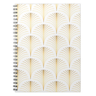 Carnet Style vintage élégant art floral déco répéteu