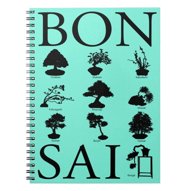 Carnet Styles de base de l'arbre Bonsai (Devant)