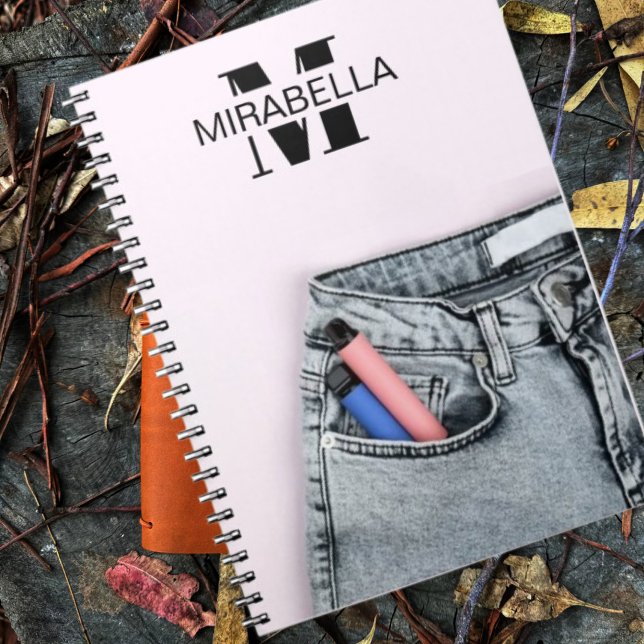 Carnet Stylish denim jeans retro beach (Créateur téléchargé)