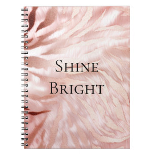 Carnet Stylish Rose rose rose rose or Zebra Glam Glitz