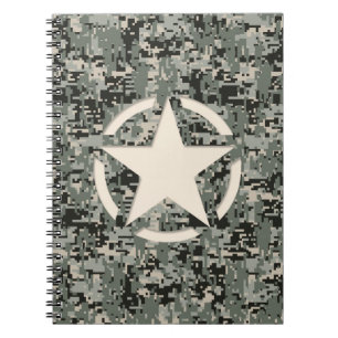 Carnet Stylo Star sur le Camouflage numérique
