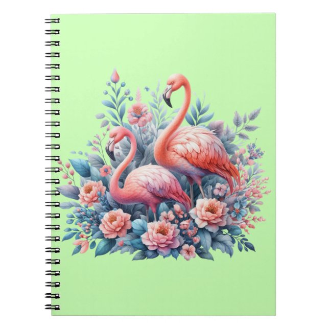 Carnet Sublimation Flamant rose-95158 (Devant)
