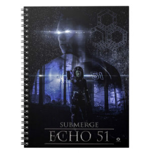 Carnet Submergez le bloc - notes d'affiche d'énigme