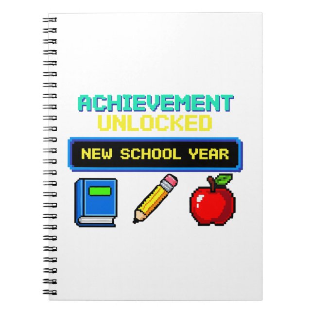 Carnet Succès débloqué : Nouvelle année scolaire | Jeu ré (Devant)