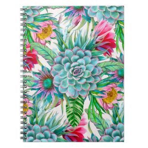 Carnet Succulent jardin tropical