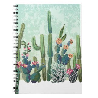 Carnet Succulents mignons : Motif de cactus Vintage