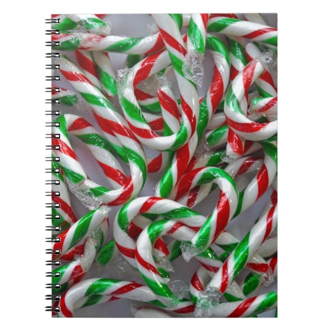 Carnet Sucre de canne de Noël motif (Devant)
