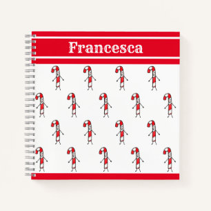 Carnet Sucre de canne de Noël personnalisé