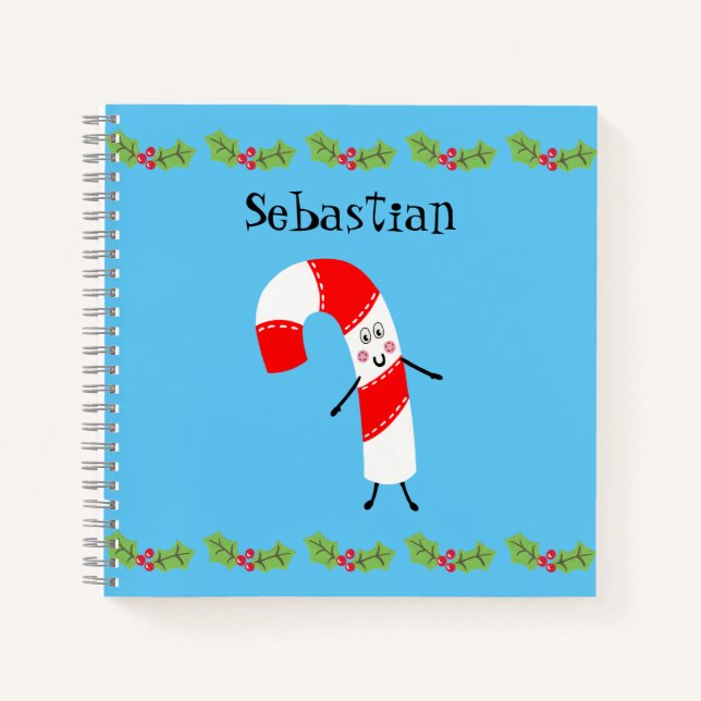 Carnet Sucre de canne de Noël personnalisé (Devant)