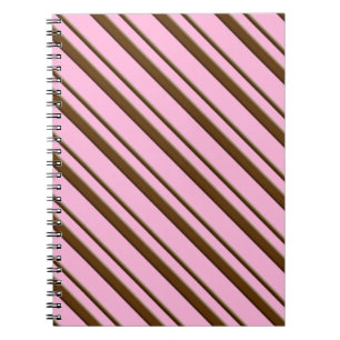 Carnet Sucre de canne, Peppermenthe rose et chocolat