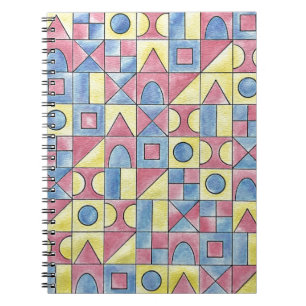 Carnet Sudoku One - Art géométrique Bauhaus minimaliste m