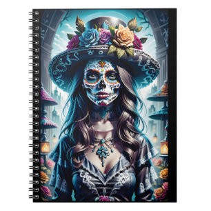Carnet Sugar Skull Art - Esprit festif