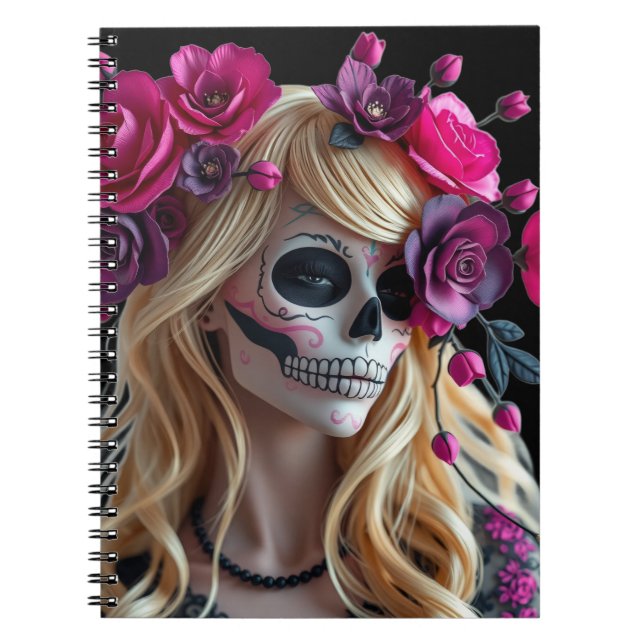 Carnet Sugar-skull notebook (Devant)