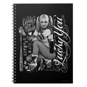 Carnet Suicide Squad   Harley Quinn Typography Photo