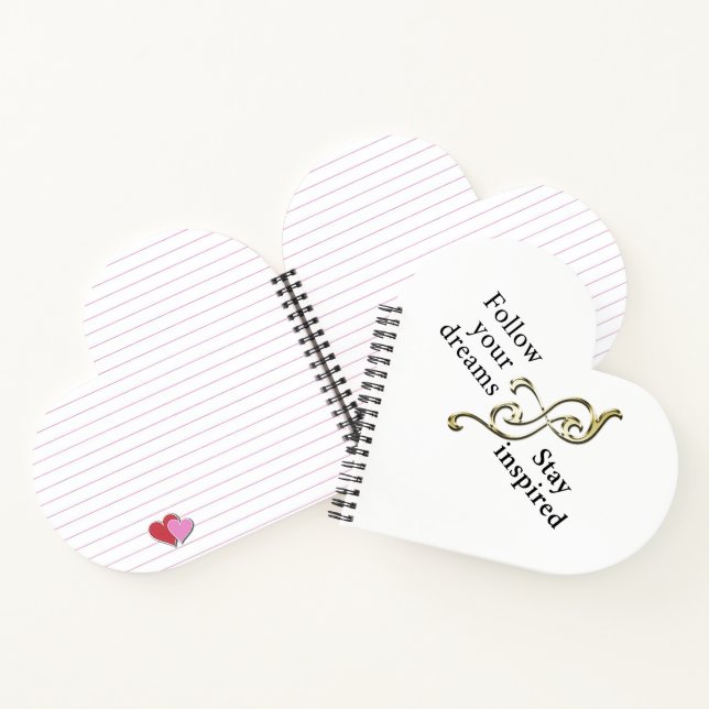 Carnet Suivez vos rêves - Bracelet inspirant pour (Intérieur)