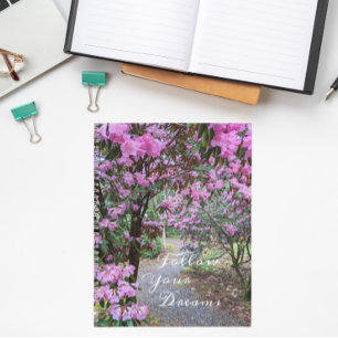 Carnet Suivez votre chemin de jardin Dreams Floral