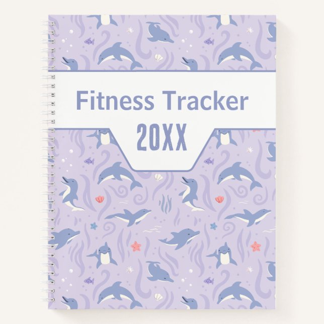 Carnet Suivi d'entraînement de natation Fitness Tracker D (Devant)