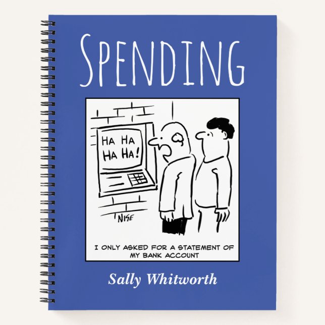 Carnet Suivre les dépenses financières avec le nom du pro (Devant)