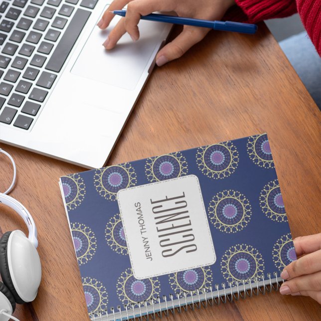 Carnet Sujet de l'école Nom de l'élève Personnalisé (Créateur téléchargé)