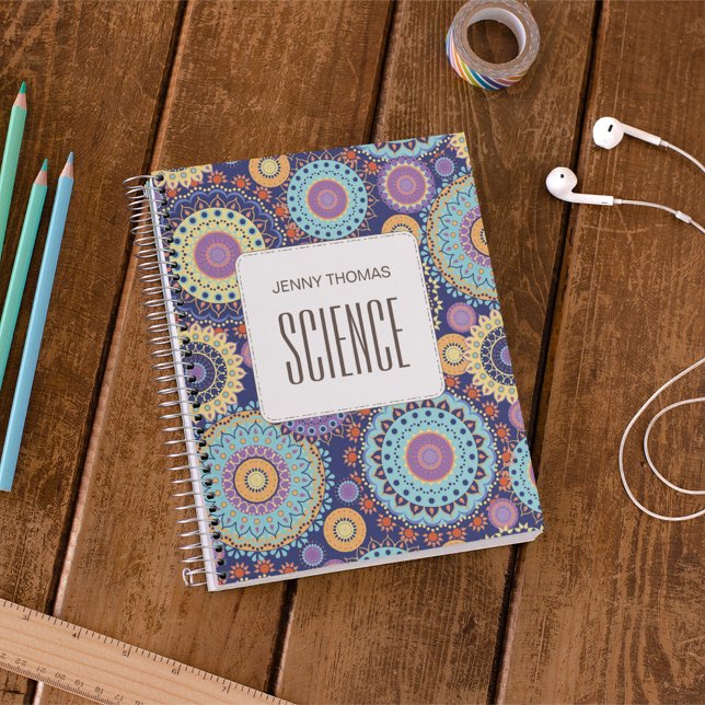 Carnet Sujet scolaire Personnalisé (School subject notebook)