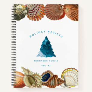 Carnet Summer Christmas Beach Seashell Recettes de vacanc