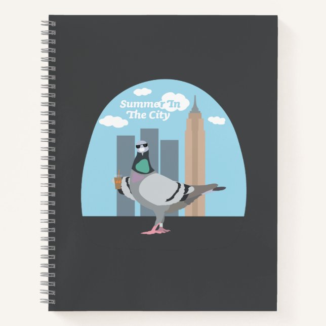 Carnet Summer In The City Spiral Notebook (Devant)