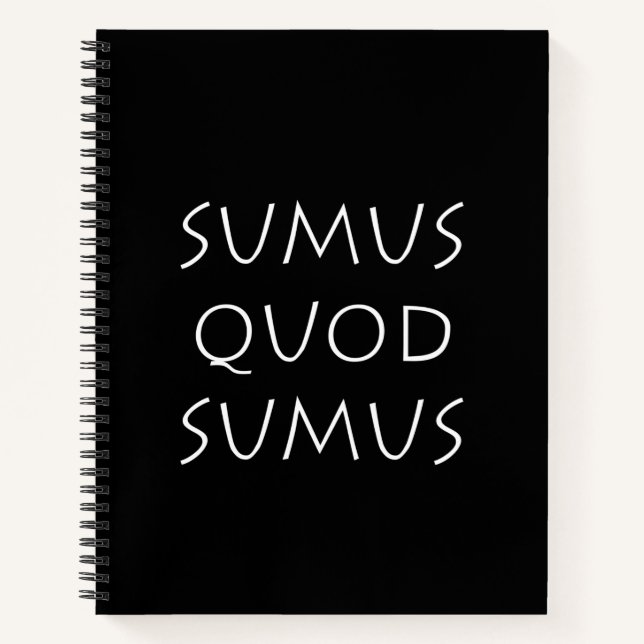 Carnet sumus quod sumus (Devant)