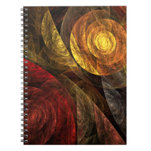 Carnet Sun Flower Floral Moderne Art Motif Abstrait
