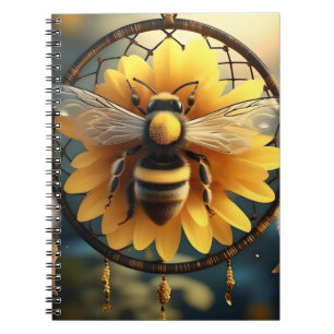 Carnet Sunflower Bee Dreamcatcher,