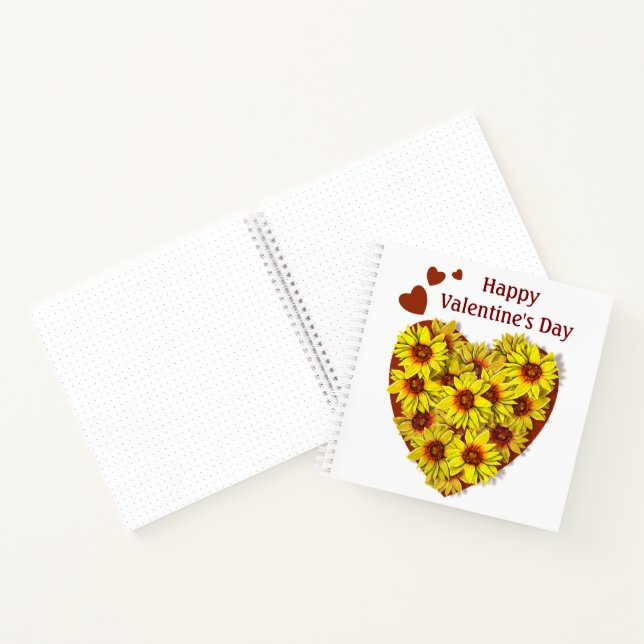 Carnet Sunflower Heart Spiral Notebook (Intérieur)