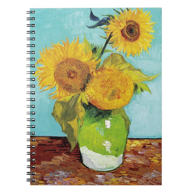 Carnet Sunflowers Vincent van Gogh (Devant)