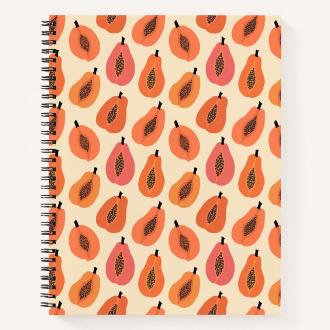 Carnet Sunfruit Slice Papice Orange Hues (Devant)