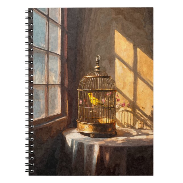 Carnet Sunlit Canary Birdcage (Devant)