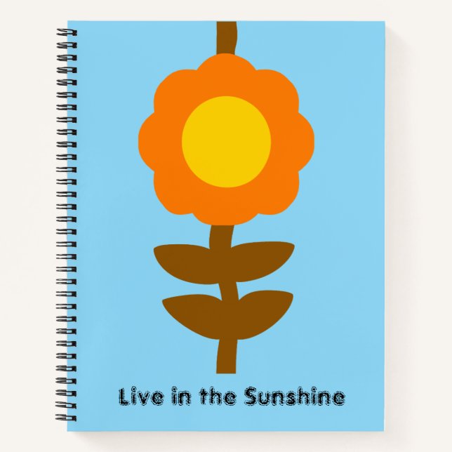 Carnet Sunny Bloom Notebook (Devant)