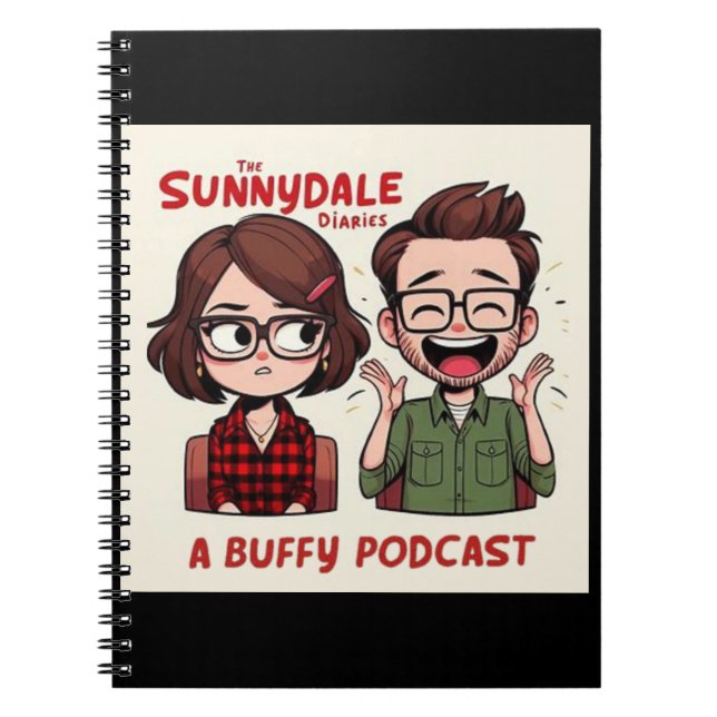 Carnet Sunnydale Diaries Podcast Logo Notebook (Devant)