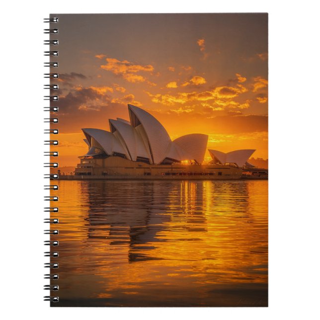 Carnet Sunrise de l'Opéra de Sydney (Devant)