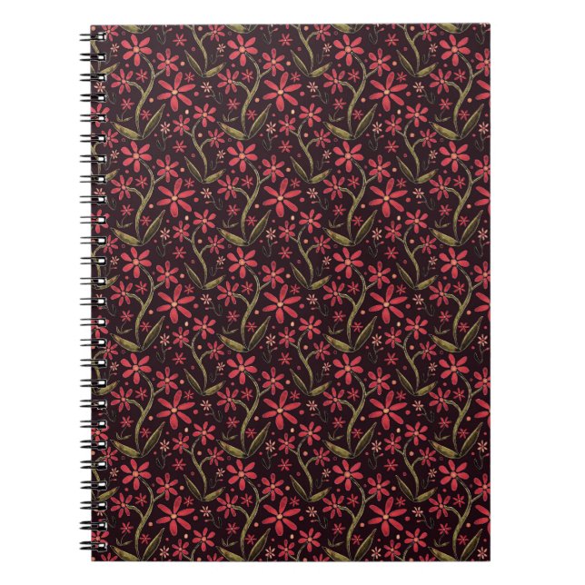 Carnet Sunset | Dancing Watercolor Daisies (Devant)