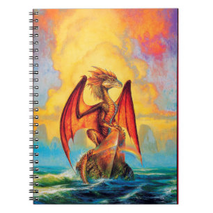 Carnet Sunset Dragon Imaginaire Art