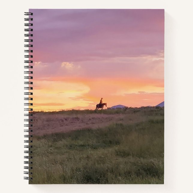 Carnet Sunset Ride Spiral Notebook (Devant)