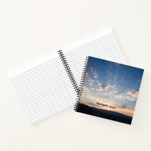 Carnet Sunset Sky Personnalisé