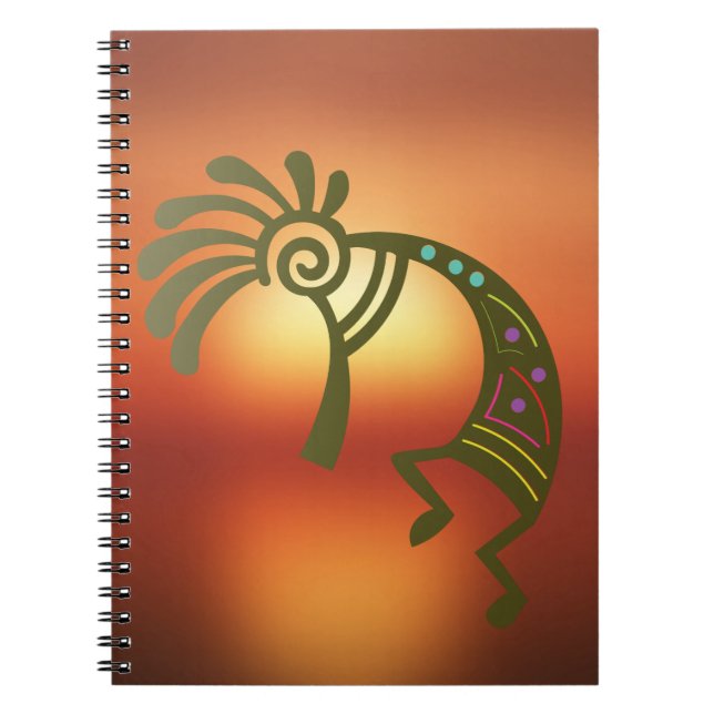 Carnet Sunset Sud-Ouest Kokopelli (Devant)