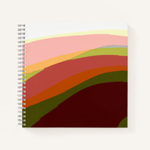 Carnet Sunset Vibes Art Abstrait 206