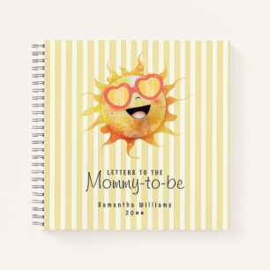 Carnet Sunshine Baby showers Lettres à la maman pour être