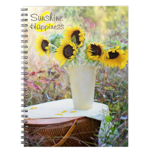 Carnet Sunshine & Bonheur Sunflower