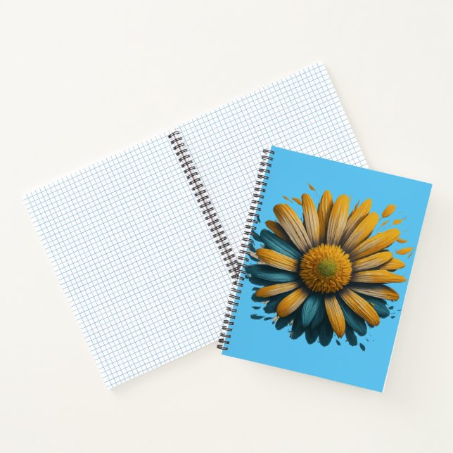 Carnet Sunshine Daisy simple (Intérieur)