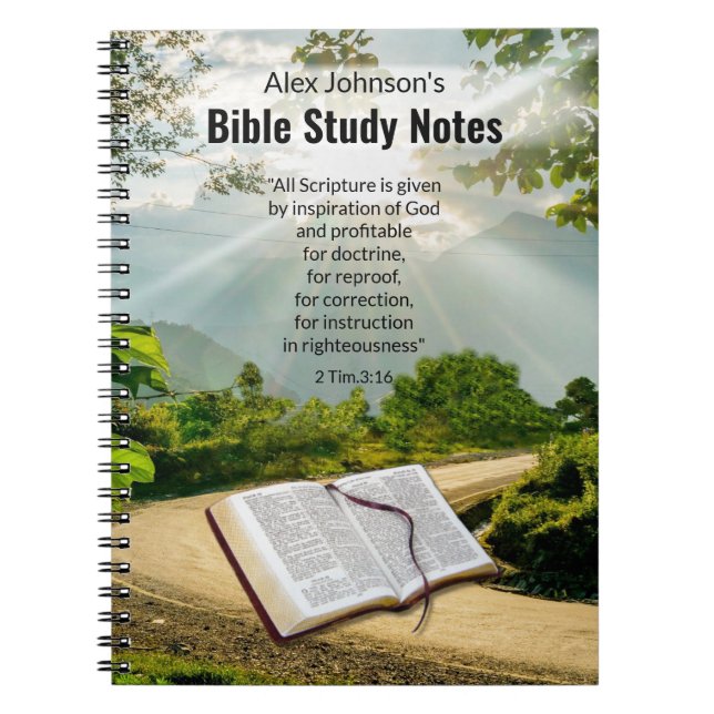 Carnet Sunshine Path Bible Notebook (Devant)