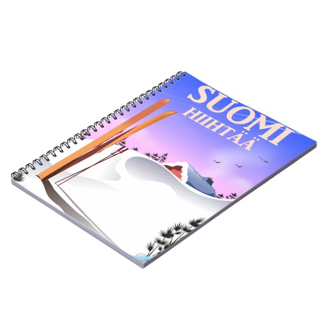 Carnet Suomi Hiihtää (Finlande pour skier) (Côté gauche)