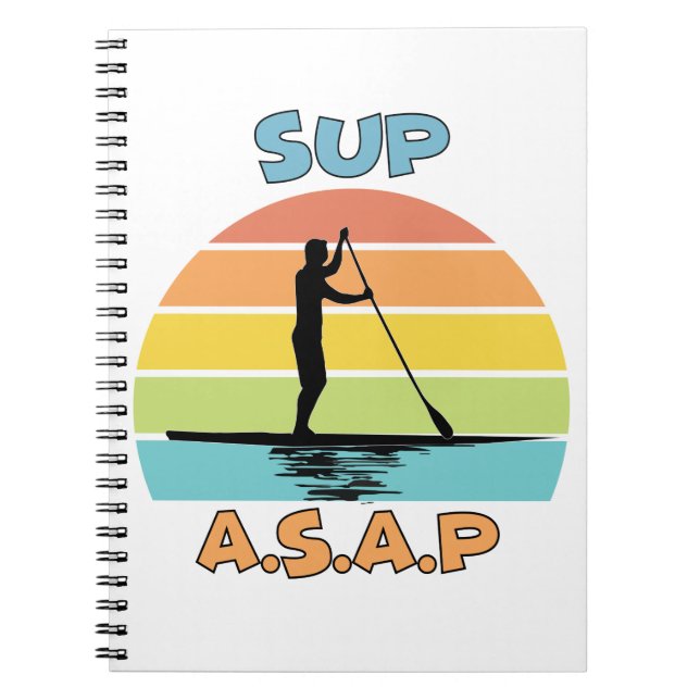 Carnet SUP ASAP Stand Up Paddling (Devant)